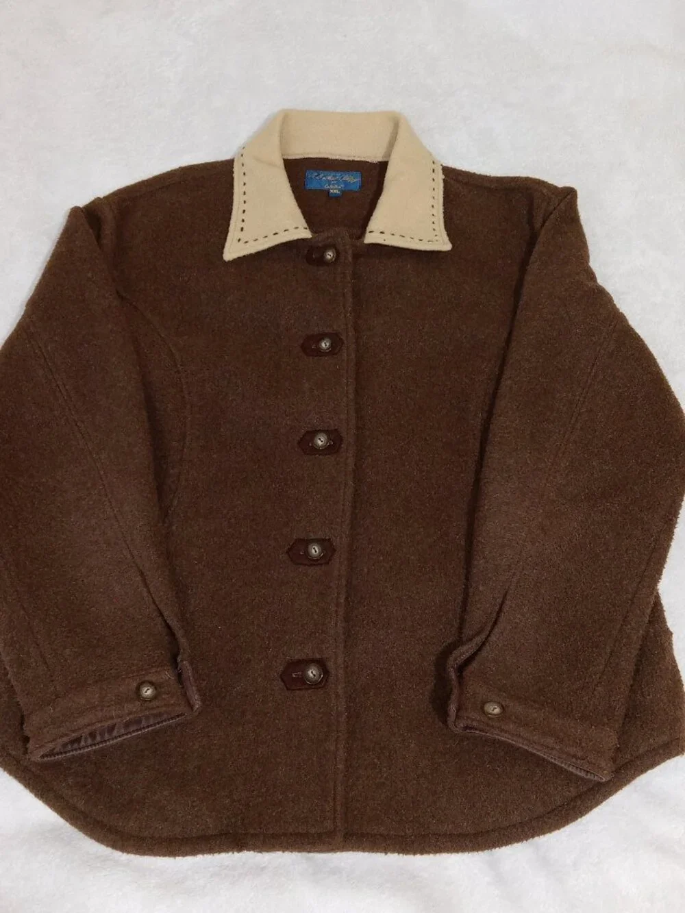 Tasha Polizzi Cabela’s Western Fleece Jacket Womens XXL Sherpa Barn Coat